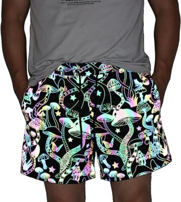 pantalon-corto-con-setas-fluorescentes